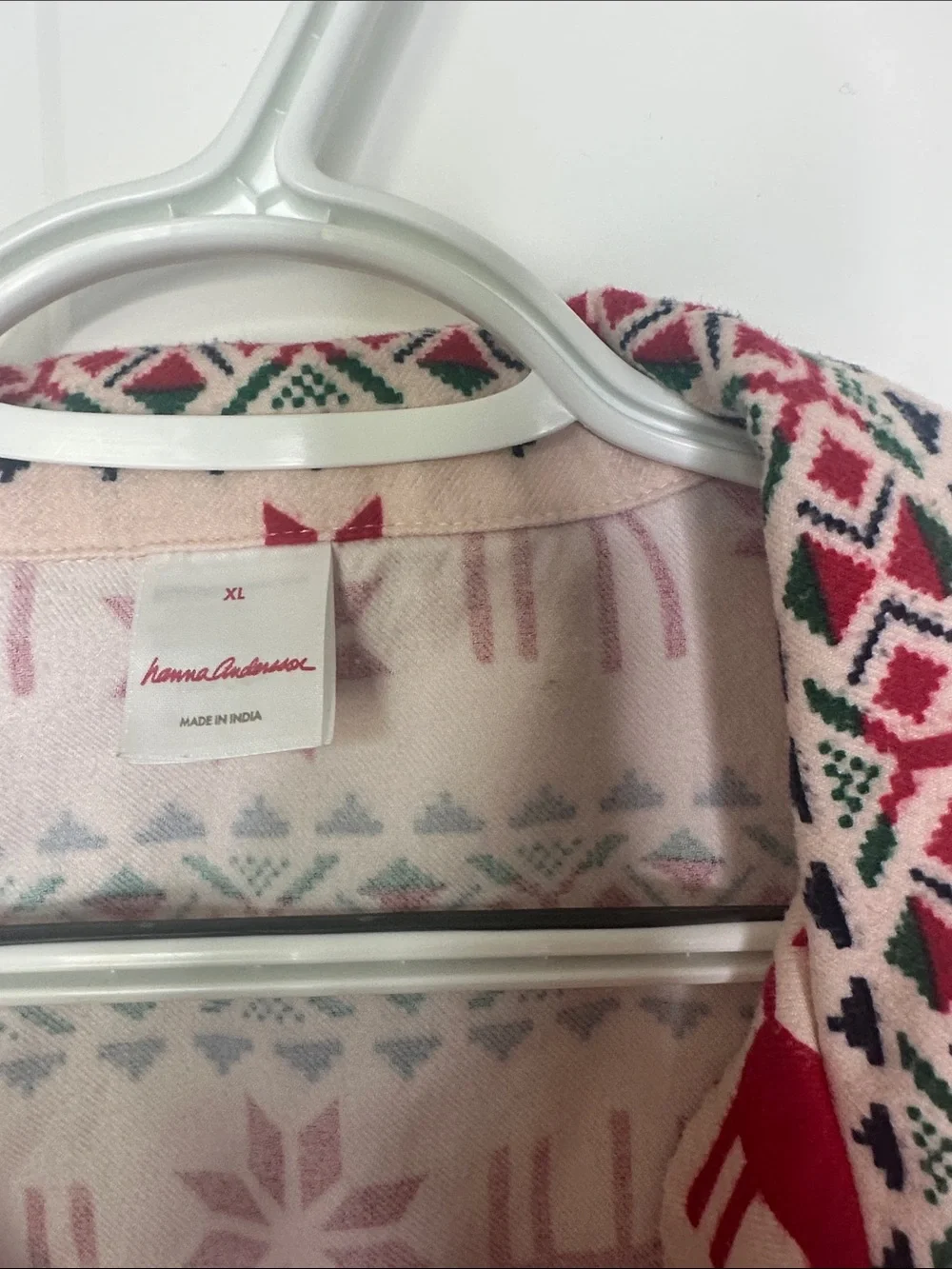 Hanna Andersson 100% Cotton Holiday Flannel Pajama Set